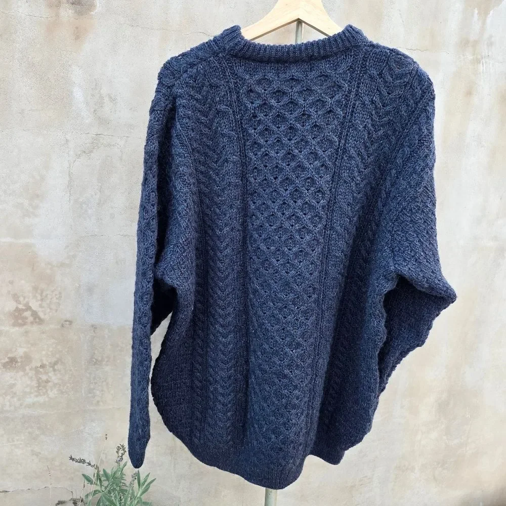 Rue saint Patrick wool cableknit sweater